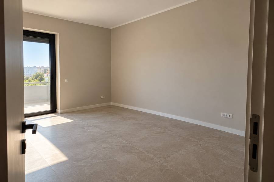 Pintura de pladur numa habitação em Albufeira